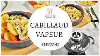 Cabillaud à la provençale vapeur  Recette au Cook Expert Magimix [upl. by Dlabihcra]