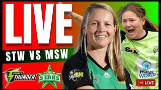 Melbourne Stars VS Sydney Thunder T20 Live [upl. by Trutko]