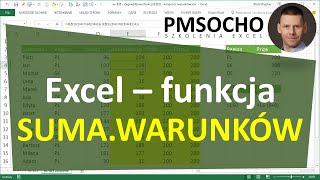 EXCEL  Funkcja SUMAWARUNKÓW [upl. by Nylirac]