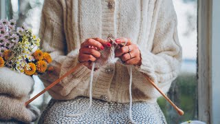 Knitting for beginners learn how to purl stitch [upl. by Maddalena]