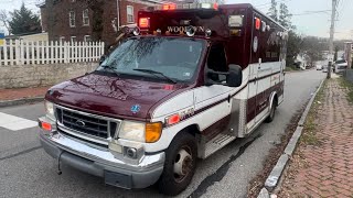 Woodlyn Volunteer Fire Company Bariatric Ambulance 67 Responding 3824 [upl. by Sundin]