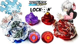 LockOn Lost Longinus Spiral VS Storm Spriggan Unite Beyblade Burst Battle Lui VS Shu [upl. by Levram]