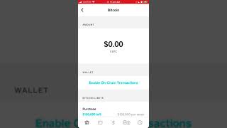 How to enable BitCoin wallet in Cash App [upl. by Jacqueline24]