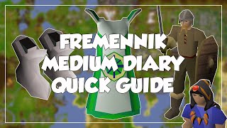 Fremennik Medium Diary Quick Guide  Old School RunescapeOSRS [upl. by Haimaj]