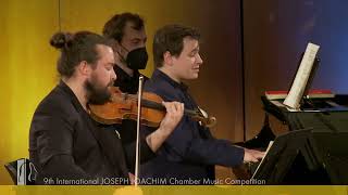 Trio Bohémo  A Dvořák Piano Trio No 4 E minor op 90 Dumky  JOACHIM Chamber Music Competition [upl. by Cos]