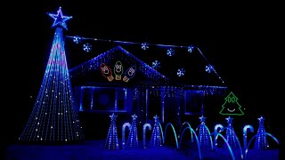 The Polar Express Tom Hanks 2020 Christmas Light Show [upl. by Awuhsoj532]