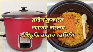 রাইস কুকারে খিচুড়ি রান্নার রেসিপি  Khichuri Rice Cooker  59 [upl. by Suoirad]