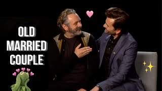 Just David Tennant and Michael Sheen being an old married couple for 11 minutes straight [upl. by Tonie808]