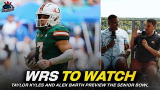 Senior Bowl PREVIEW Wide Receivers to Watch [upl. by Matilde708]