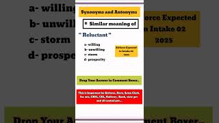 Antonyms and synonyms for competitive exams Antonyms and synonyms english vocabulary shorts feed [upl. by Harri663]