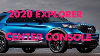 REMOVING CENTER CONSOLE FORD EXPLORER 2020 [upl. by Larok304]