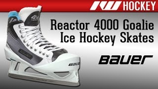 Bauer Reactor 4000 Goalie Ice Hockey Skates Review [upl. by Glory822]