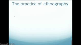 Introduction to Ethnographic Methods [upl. by Airasor799]