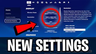 NEW FORTNITE SETTINGS Explained NEW Movement UI Revamp amp More [upl. by Kcinom]