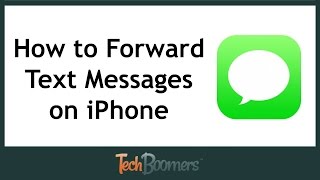 How to Forward a Text on iPhone [upl. by Islean672]