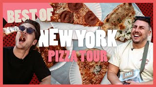 20 New York Pizza Slices in 12 Hours Which wins  TOPJAW NYC Pizza Tour [upl. by Yggep]