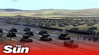 Vostok 2018 Russia and China show off their forces [upl. by Enilec707]