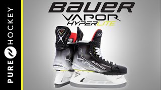 Bauer Vapor Hyperlite Hockey Skates  Product Review [upl. by Acinok]