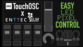 Easy LED pixel control using TouchOSC [upl. by Eihtak]