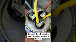 Replace capacitor in AC unit [upl. by Gerlac806]