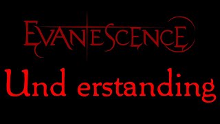 Evanescence  Understanding Lyrics Evanescence EP [upl. by Violeta]