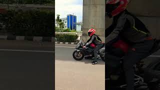 Ducati V4s Fullsix Carbon in Kochi Kerala India Superbike Slowmo [upl. by Besnard474]