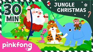 Jungle Bells and more  Compilation  Christmas Songs  Best Carols  Pinkfong Songs for Children [upl. by Eloccin32]