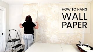 How to Hang Wallpaper with Paste [upl. by Atirahs]