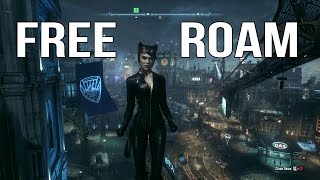 Batman Arkham Knight Batgirl Free Roam Mod [upl. by Naitsirhc]