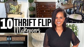 Absolute TOP 10 Best THRIFT FLIP Furniture amp Decor Ideas On a Budget [upl. by Nnylyar]