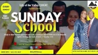 Lily Of The Valley COGIC 102724 Sunday School [upl. by Ueihttam8]