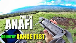 Parrot ANAFI Range Test in Country  How far will it go No Interference [upl. by Muns488]