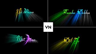 Vn Colourful Text Lyrics Video Editing  Trending Lyrics Video Editing In Vn Video Editor [upl. by Colas]