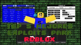 TOP 5 MEJORES EXPLOITS PARA ROBLOX [upl. by Mcilroy306]