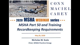 MSHA Part 50 and Training Recordkeeping Requirements [upl. by Ruvolo]