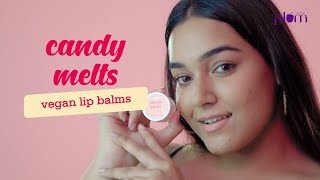 Get softer lips with yummy vegan lip balms 💜  Plum Goodness  Candy Melts Lip Balms [upl. by Adiuqal]