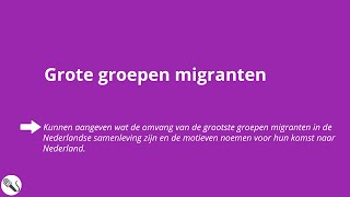 Multiculturele Samenleving grote groepen migranten [upl. by Yentruocal]