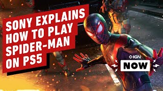 Sony Tries To Explain How To Play SpiderMan on PS5  IGN Now [upl. by Aieka]