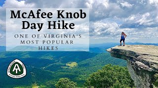 McAfee Knob Hike  Appalachian Trail Virginia MOST POPULAR HIKE IN VA [upl. by Ermey]