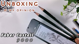 Unboxing Fabercastell 9000 Pencils Best pencil in market [upl. by Ellenwad100]