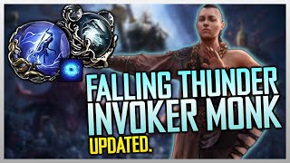 Lightning Invoker Monk Update  Falling Thunder SAVED  Path of Exile 2 [upl. by Annodam674]