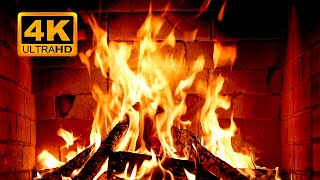 🔥 Cozy Fireplace 4K 12 HOURS Fireplace with Crackling Fire Sounds Fireplace Burning 4K [upl. by Etram]