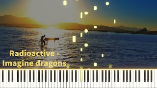 Radioactive  Imagine dragons  Piano Tutorial William Joseph intro version [upl. by Anoiuq]