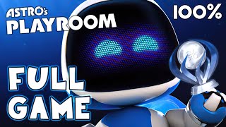 Astros Playroom FULL GAME 100 All Trophies PS5 Platinum [upl. by Laszlo512]