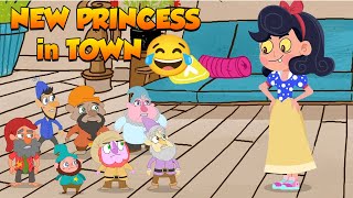 Something is Different About Snow White 😂 THE NEW PRINCESS in TOWN 🍎 Cool School Cartoons for Kids [upl. by Benni79]