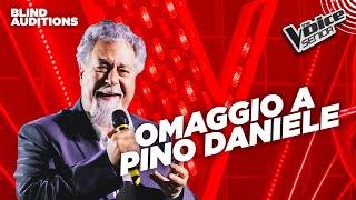 Benito omaggia Pino Daniele con “Alleria”  The Voice Senior 4  Blind Auditions [upl. by Lleda10]