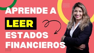 🧐​ Cómo INTERPRETAR los ESTADOS FINANCIEROS de una EMPRESA [upl. by Alayne]