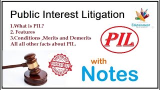 PIL  Public Interest Litigation  With notes [upl. by Enicul]