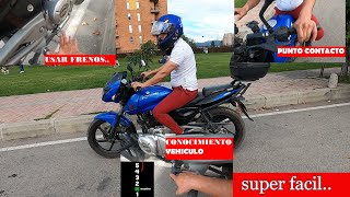 como manejar una moto de cambios [upl. by Genie]