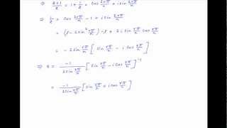 Find roots of znz1n and show that points which represent them are collinear [upl. by Kilan]